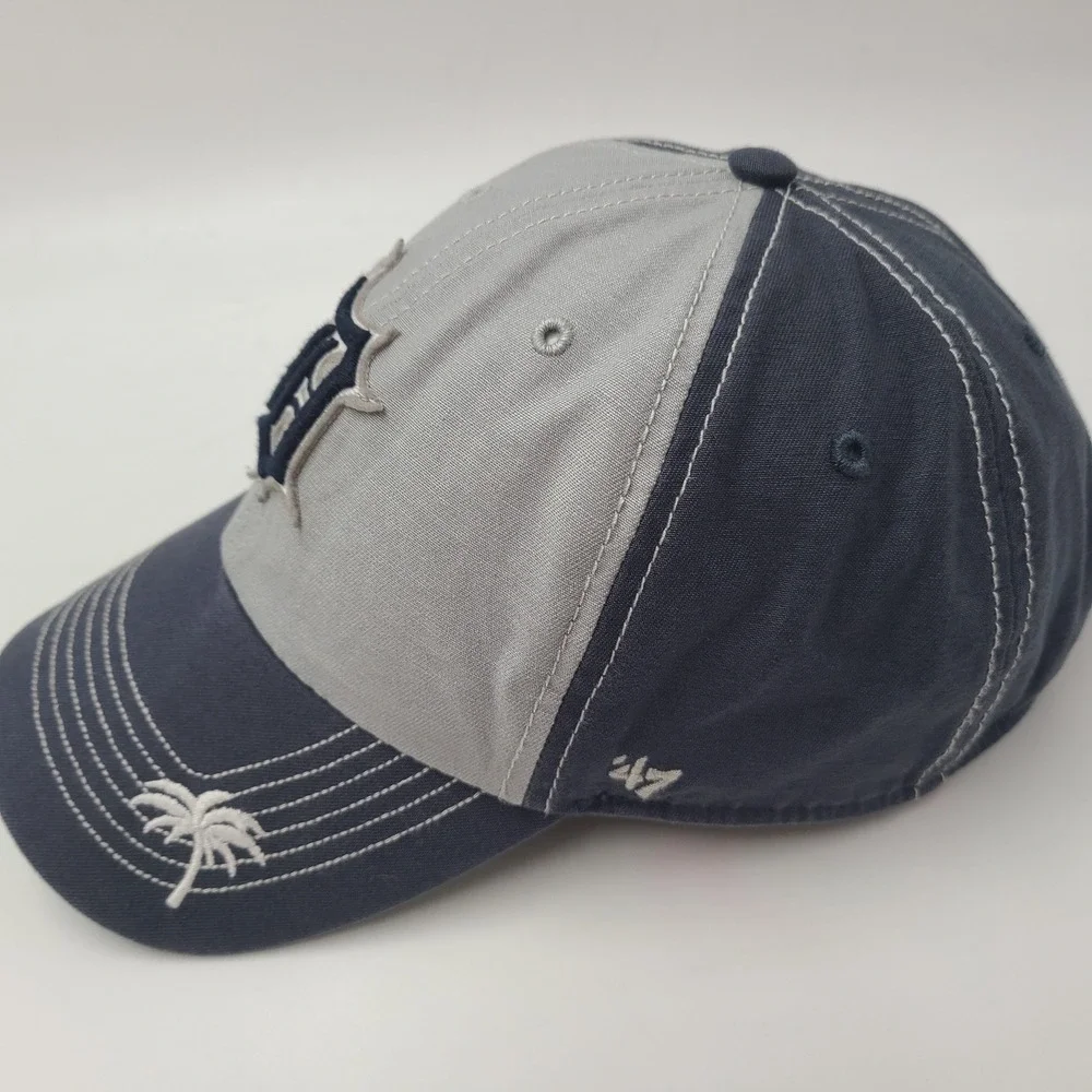 Detroit Tigers Hat Strapback 47 Brand Clean Up Gray Blue MLB Spring Training Men